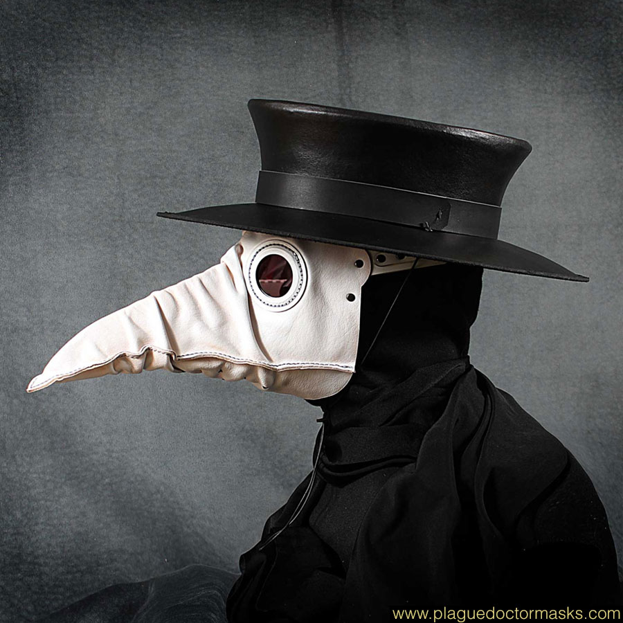white-plague-mask-plague-doctor-masks