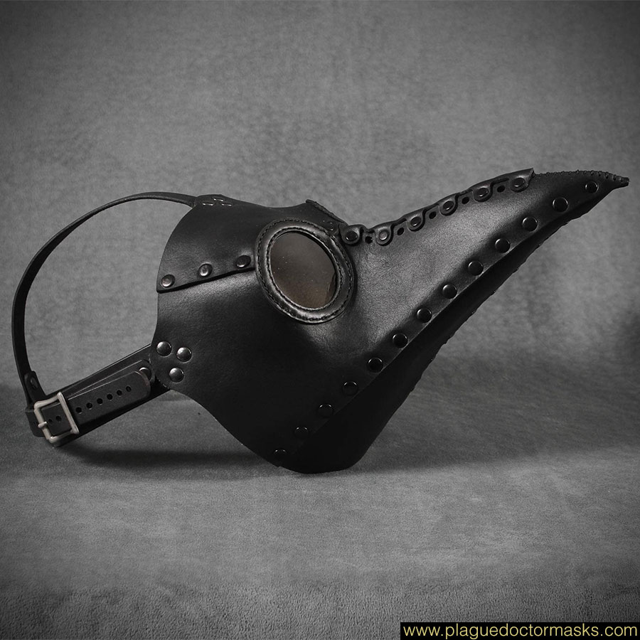 Black Plague Mask for Glasses Wearers for sale - Made in USA