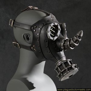 Steampunk Gas Mask For Sale - High Quality Leather Gas Mask