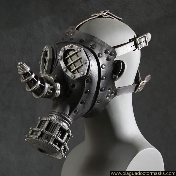 Steampunk Gas Mask For Sale - High Quality Leather Gas Mask