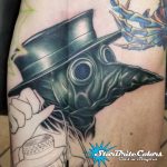 Tattoos plague doctor mask