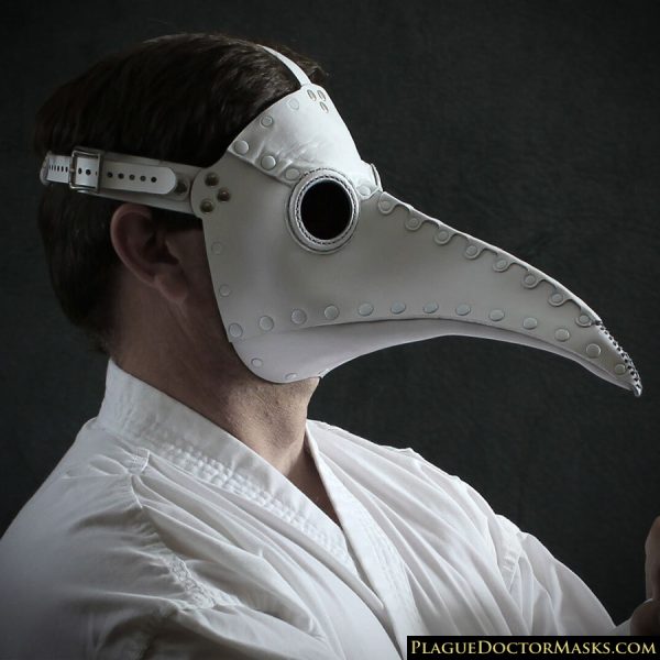 white plague doctor masks